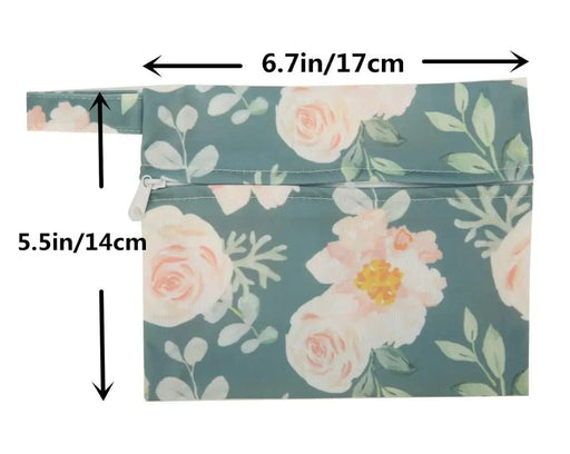 1 Small Mini Wet Bag Reusable for Mama Cloth Sanitary Menstrual Maternity Pad Tampon Cup Bib - CLICK TIK