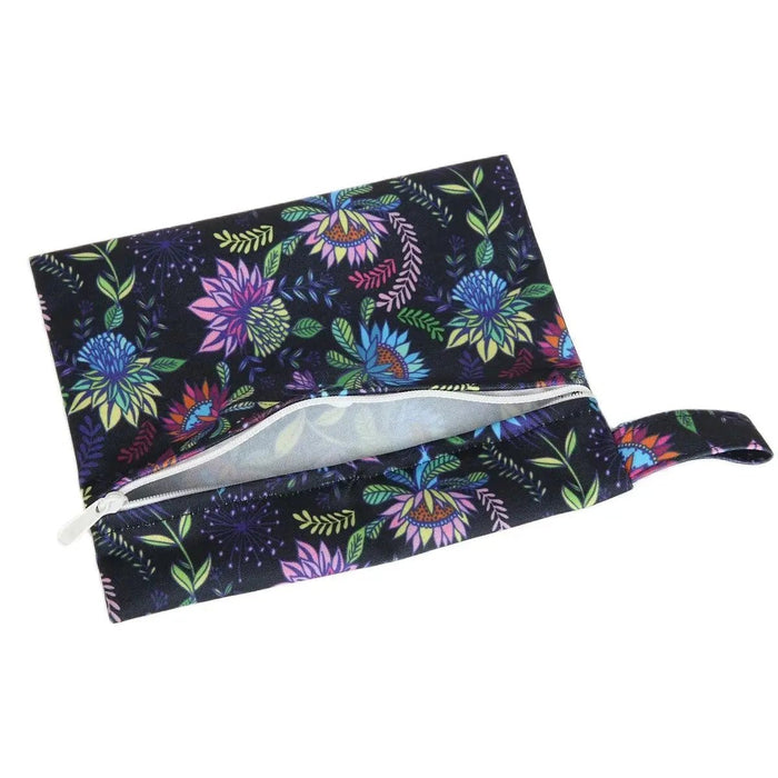 1 Small Mini Wet Bag Reusable for Mama Cloth Sanitary Menstrual Maternity Pad Tampon Cup Bib - CLICK TIK