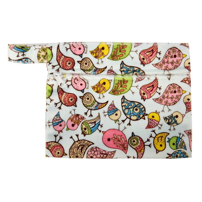 1 Small Mini Wet Bag Reusable for Mama Cloth Sanitary Menstrual Maternity Pad Tampon Cup Bib - CLICK TIK