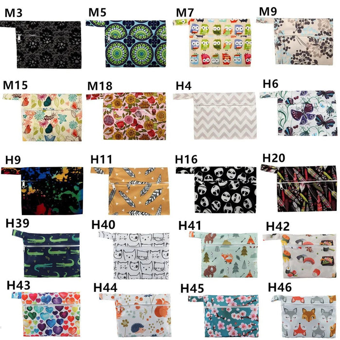 1 Small Mini Wet Bag Reusable for Mama Cloth Sanitary Menstrual Maternity Pad Tampon Cup Bib - CLICK TIK