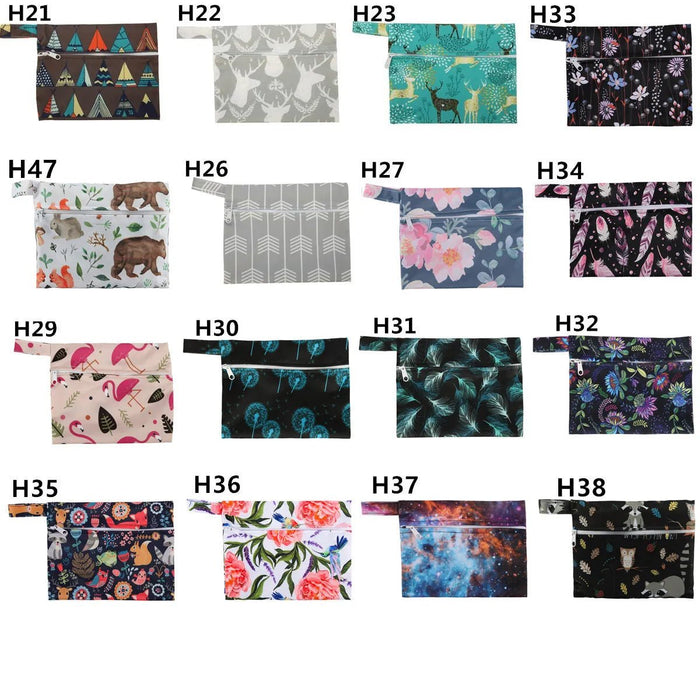 1 Small Mini Wet Bag Reusable for Mama Cloth Sanitary Menstrual Maternity Pad Tampon Cup Bib - CLICK TIK