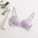 100% Mulberry Silk Bra For Women Wireless Seamless Brassiere Comfortable Gathering Underwear Push Up Soft Bralette Sexy Lingerie - CLICK TIK