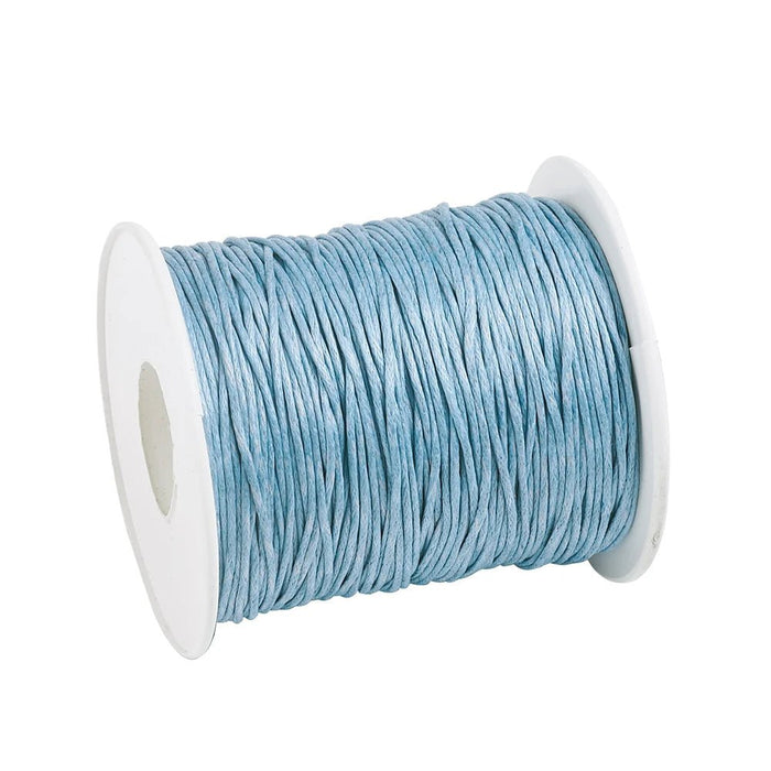 100yards/roll 1mm Waxed Cotton Thread Beading Braided Cords Macrame String For Jewelry Making DIY Bracelet Necklaces Supplies - CLICK TIK