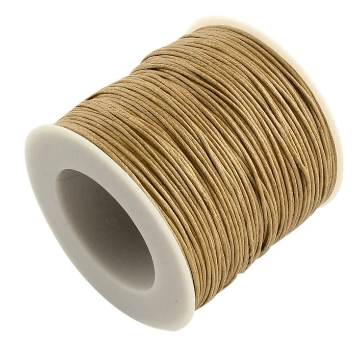 100yards/roll 1mm Waxed Cotton Thread Beading Braided Cords Macrame String For Jewelry Making DIY Bracelet Necklaces Supplies - CLICK TIK