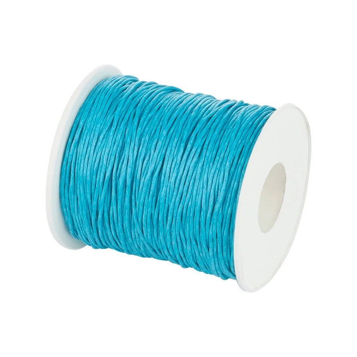 100yards/roll 1mm Waxed Cotton Thread Beading Braided Cords Macrame String For Jewelry Making DIY Bracelet Necklaces Supplies - CLICK TIK