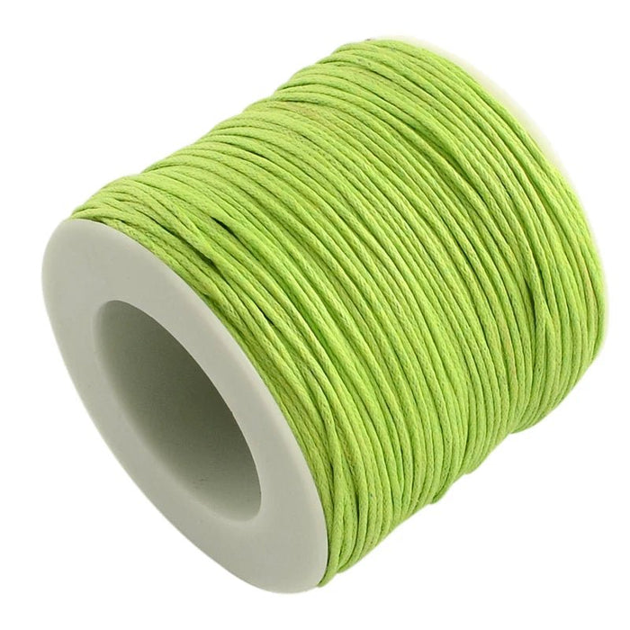 100yards/roll 1mm Waxed Cotton Thread Beading Braided Cords Macrame String For Jewelry Making DIY Bracelet Necklaces Supplies - CLICK TIK