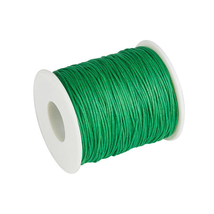 100yards/roll 1mm Waxed Cotton Thread Beading Braided Cords Macrame String For Jewelry Making DIY Bracelet Necklaces Supplies - CLICK TIK