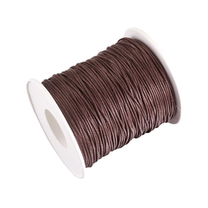 100yards/roll 1mm Waxed Cotton Thread Beading Braided Cords Macrame String For Jewelry Making DIY Bracelet Necklaces Supplies - CLICK TIK