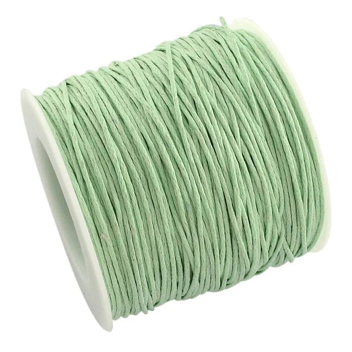 100yards/roll 1mm Waxed Cotton Thread Beading Braided Cords Macrame String For Jewelry Making DIY Bracelet Necklaces Supplies - CLICK TIK