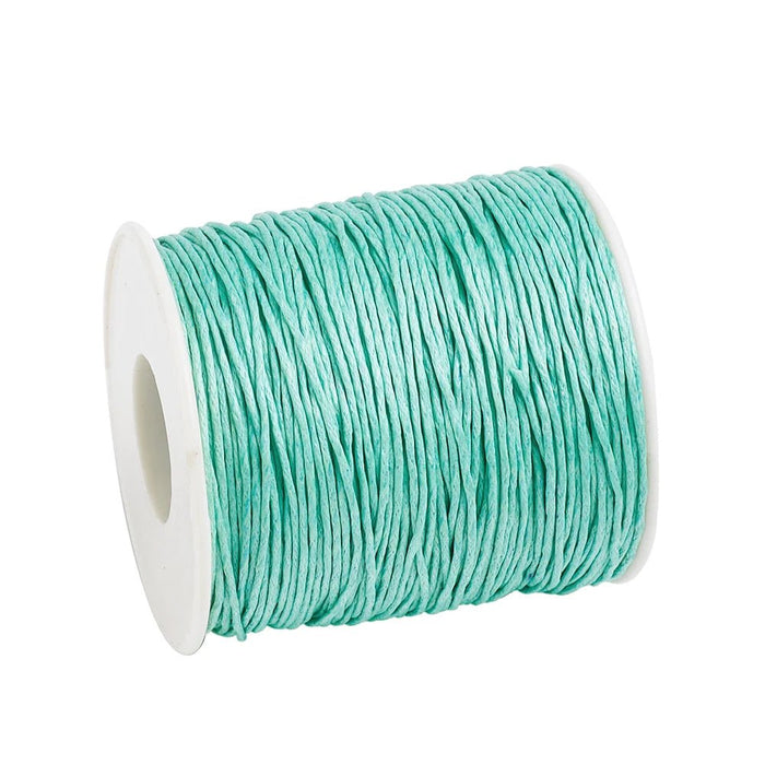 100yards/roll 1mm Waxed Cotton Thread Beading Braided Cords Macrame String For Jewelry Making DIY Bracelet Necklaces Supplies - CLICK TIK