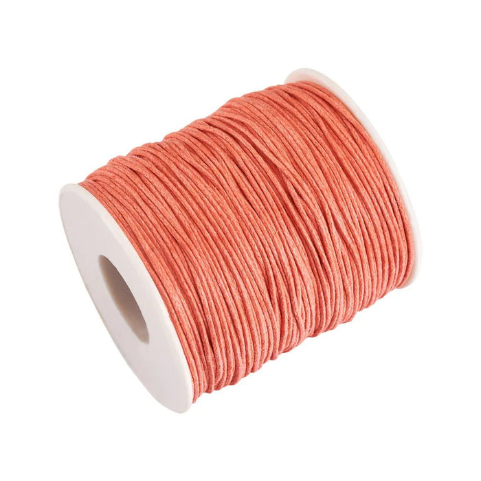 100yards/roll 1mm Waxed Cotton Thread Beading Braided Cords Macrame String For Jewelry Making DIY Bracelet Necklaces Supplies - CLICK TIK