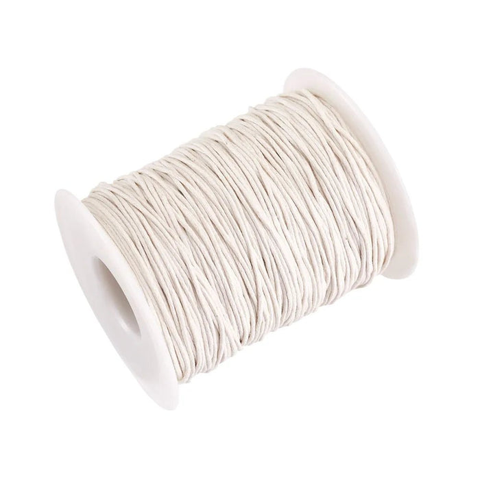 100yards/roll 1mm Waxed Cotton Thread Beading Braided Cords Macrame String For Jewelry Making DIY Bracelet Necklaces Supplies - CLICK TIK