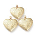 10pcs Brass Heart Locket Pendants Openable Photo Frame Pendants Real 18K Gold Plated for Women Necklaces Making Couple Gifts - CLICK TIK