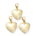 10pcs Brass Heart Locket Pendants Openable Photo Frame Pendants Real 18K Gold Plated for Women Necklaces Making Couple Gifts - CLICK TIK