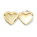 10pcs Brass Heart Locket Pendants Openable Photo Frame Pendants Real 18K Gold Plated for Women Necklaces Making Couple Gifts - CLICK TIK