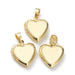 10pcs Brass Heart Locket Pendants Openable Photo Frame Pendants Real 18K Gold Plated for Women Necklaces Making Couple Gifts - CLICK TIK