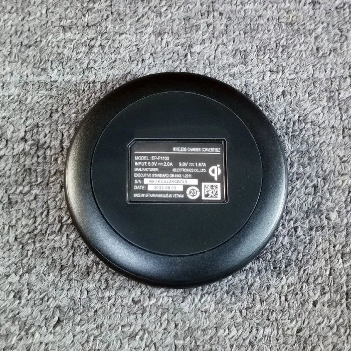 15W Wireless Charger Qi Fast Charge Pad For Galaxy S10 S9 S8 S20 S21 S22 S23 S24 Plus Note 20 Ultra 10 9 8 5 Z Flip Fold 5 4 3 2 - CLICK TIK