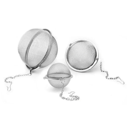 1pc Stainless Steel Tea Infuser Sphere Locking Spice Tea Ball Strainer Mesh Infuser Tea Filter Strainers Kitchen Tools Theezeef - CLICK TIK