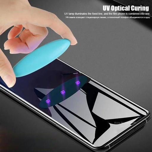 2 - 3PCS UV Glass for Samsung Galaxy S22 S23 S24 Ultra S21 S10 S8 S9 Plus S20 FE Note 8 9 10 20 UV Liquid Glue Screen Protectors - CLICK TIK