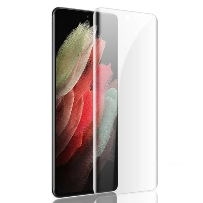 2 - 3PCS UV Glass for Samsung Galaxy S22 S23 S24 Ultra S21 S10 S8 S9 Plus S20 FE Note 8 9 10 20 UV Liquid Glue Screen Protectors - CLICK TIK
