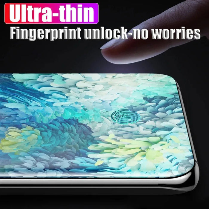 2 - 3PCS UV Glass for Samsung Galaxy S22 S23 S24 Ultra S21 S10 S8 S9 Plus S20 FE Note 8 9 10 20 UV Liquid Glue Screen Protectors - CLICK TIK