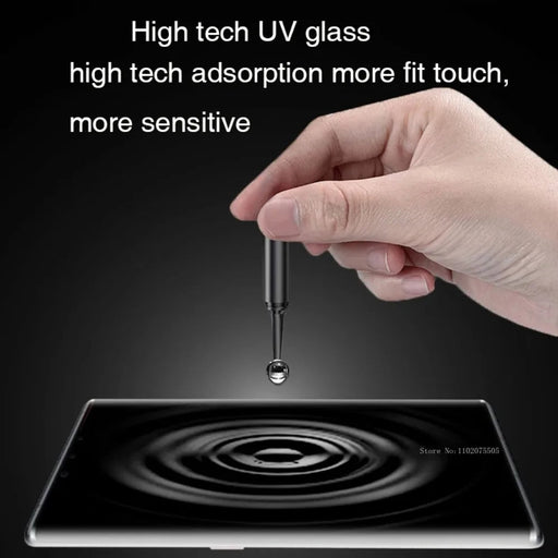 2 - 3PCS UV Glass for Samsung Galaxy S22 S23 S24 Ultra S21 S10 S8 S9 Plus S20 FE Note 8 9 10 20 UV Liquid Glue Screen Protectors - CLICK TIK