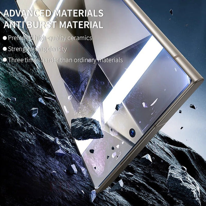 2 - 4Pcs Explosion - proof HD Ceramic Film for Samsung S24 Ultra S23 S22 S21 S20 S10 SP Plus Screen Protector Galaxy Note 20 10 Film - CLICK TIK
