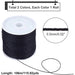 2 Rolls Waxed Polyester Thread Cord 0.5mm Bracelet Thread Beading String 116 Yards per Roll Spool for Jewelry Making and Macrame - CLICK TIK