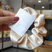 2023 Women Fashion Silk Scrunchie With Rhinestones Elastic Satin Hair Band Girls Big Hair Tie Balck Crunchy For Hair Accessories - CLICK TIK