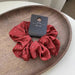 2023 Women Fashion Silk Scrunchie With Rhinestones Elastic Satin Hair Band Girls Big Hair Tie Balck Crunchy For Hair Accessories - CLICK TIK