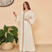 2024 Fashion Autumn Muslim Women Long Dress Hot Drilling Kaftan Dubai Maxi Robe Middle East Turkey Arabic Abaya Islamic Ramadan - CLICK TIK