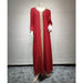 2024 Fashion Autumn Muslim Women Long Dress Hot Drilling Kaftan Dubai Maxi Robe Middle East Turkey Arabic Abaya Islamic Ramadan - CLICK TIK