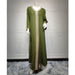 2024 Fashion Autumn Muslim Women Long Dress Hot Drilling Kaftan Dubai Maxi Robe Middle East Turkey Arabic Abaya Islamic Ramadan - CLICK TIK