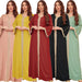 2024 Fashion Autumn Muslim Women Long Dress Hot Drilling Kaftan Dubai Maxi Robe Middle East Turkey Arabic Abaya Islamic Ramadan - CLICK TIK