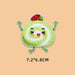 2024 Hot Towel Embroidery Patches DIY Macarone Pizza Donuts Pudding Stickers Self - Adhesive Badge Clothing Bag Fabric Accessories - CLICK TIK