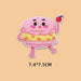 2024 Hot Towel Embroidery Patches DIY Macarone Pizza Donuts Pudding Stickers Self - Adhesive Badge Clothing Bag Fabric Accessories - CLICK TIK