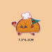 2024 Hot Towel Embroidery Patches DIY Macarone Pizza Donuts Pudding Stickers Self - Adhesive Badge Clothing Bag Fabric Accessories - CLICK TIK