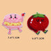2024 Hot Towel Embroidery Patches DIY Macarone Pizza Donuts Pudding Stickers Self - Adhesive Badge Clothing Bag Fabric Accessories - CLICK TIK