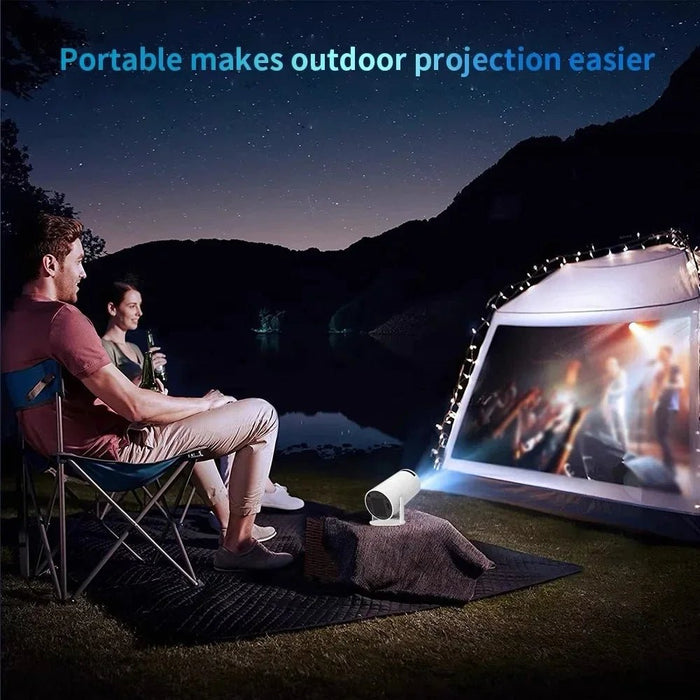 2024 New HY300 HD 4K Projector Android 11 Bluetooth 5.0 Remote Control 5G Wifi 1280*720P 180° Home Theater Portable Outdoor - CLICK TIK