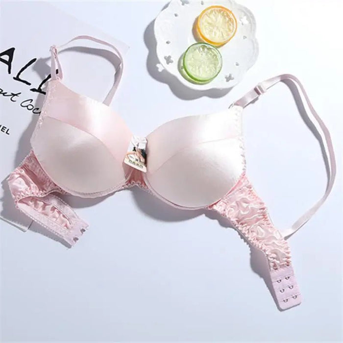 2024 new silk bra Mulberry silk double - sided silk without underwire thin underwear - CLICK TIK