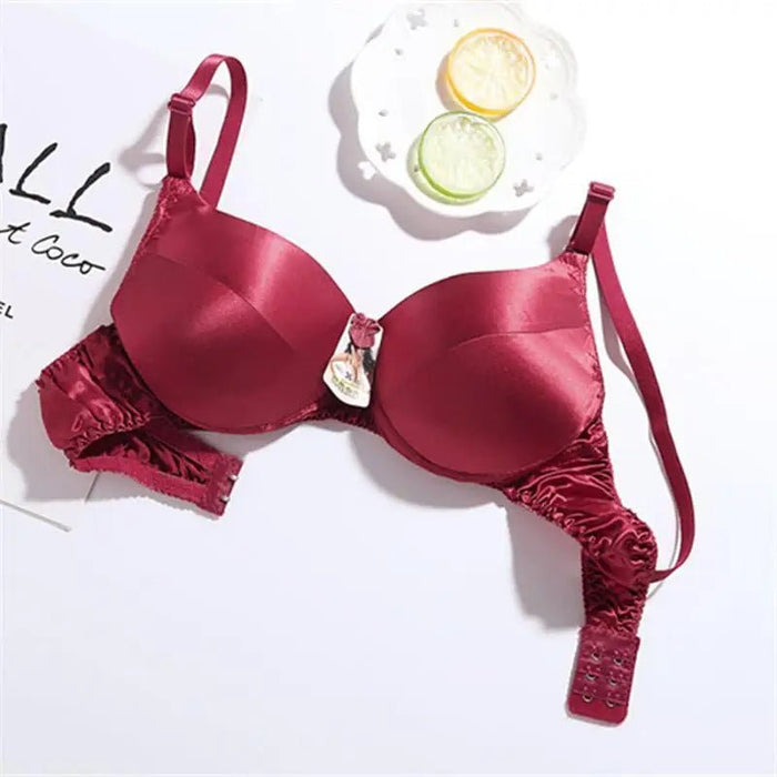 2024 new silk bra Mulberry silk double - sided silk without underwire thin underwear - CLICK TIK