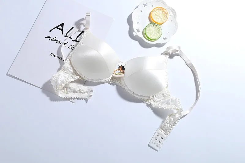 2024 new silk bra Mulberry silk double - sided silk without underwire thin underwear - CLICK TIK