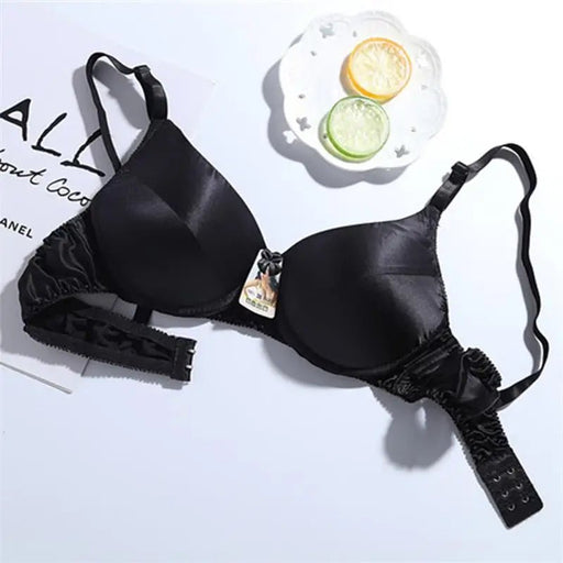 2024 new silk bra Mulberry silk double - sided silk without underwire thin underwear - CLICK TIK