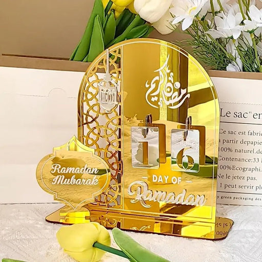 2024 Ramadan Decoration DIY Advent Calendar Countdown Ramadan Calendar Desktop Ornaments Islamic Muslim Calendrier Home Decor - CLICK TIK