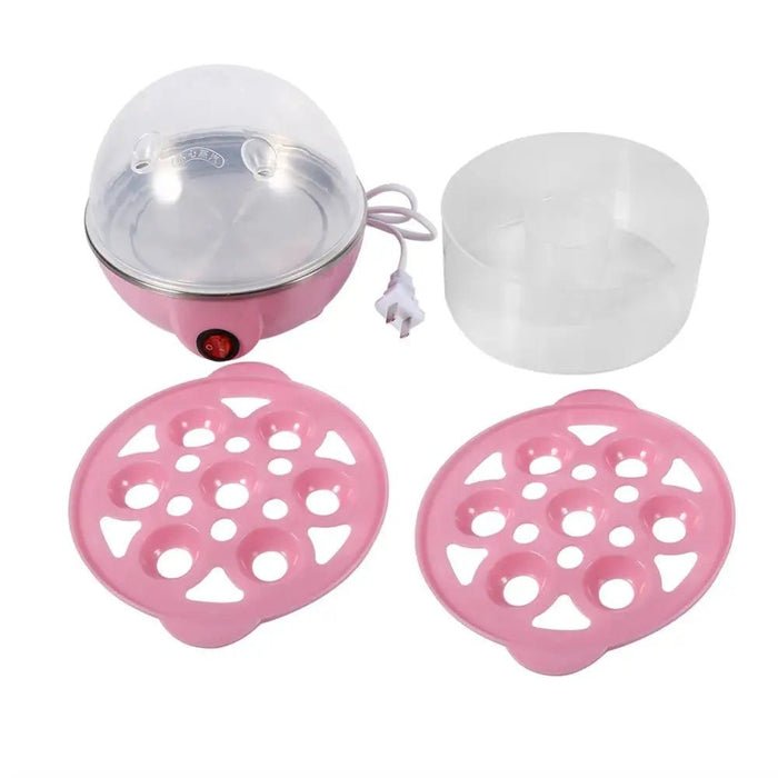 220V Pink Color Double - Layer Egg Multi - functional Electric Eggs Cooker Home Kitchen Use Cookware Kitchen Tools - CLICK TIK