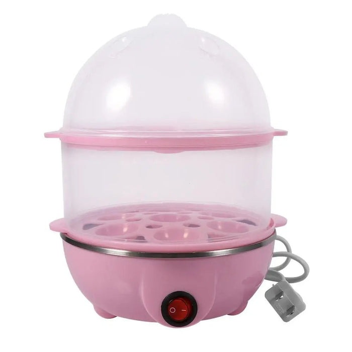 220V Pink Color Double - Layer Egg Multi - functional Electric Eggs Cooker Home Kitchen Use Cookware Kitchen Tools - CLICK TIK