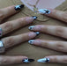 24pc French Star Nail Set - CLICK TIK