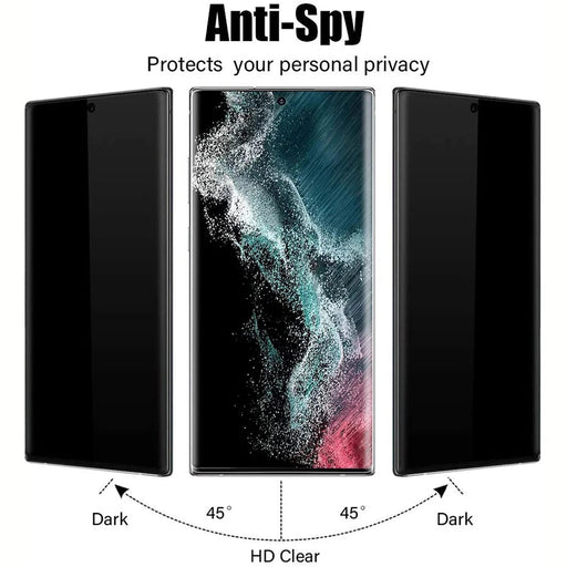 2/4Pcs Anti Spy Tempered Glass For Samsung Galaxy S10 S20 S24 S23 S22 S21 Ultra Note 10 20 Ultra Plus Privacy Screen Protector - CLICK TIK