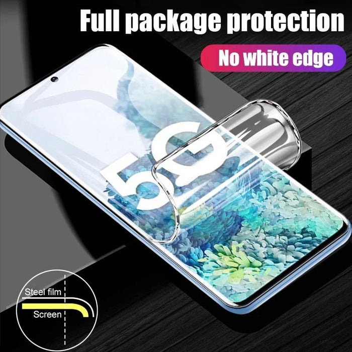2/4Pcs Hydrogel Film For Samsung Galaxy S20 S21 S22 S10 Plus FE S23 S24 Ultra Galaxy Note 20 Ultra 10 Plus Screen Protector Film - CLICK TIK