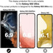 2/4Pcs Tempered Glass For Samsung Galaxy Note 20 Ultra S20 S21 S22 S23 S24 Ultra Plus Curved Ultrasonic Screen Protector Glass - CLICK TIK